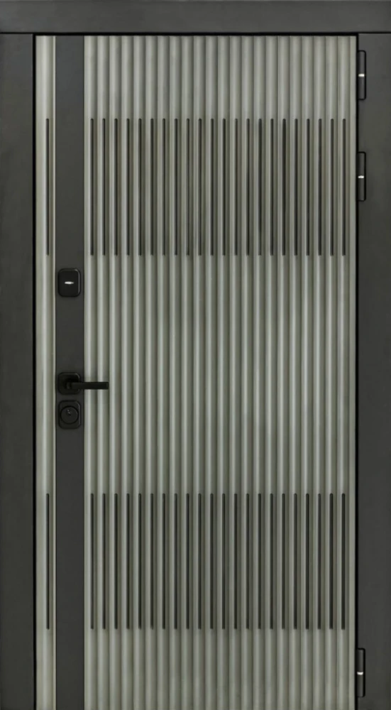 Входная дверь ДвериПРО Elfy ФЛ-700 (10мм, ясень белый) DPRO200236 внешняя сторона