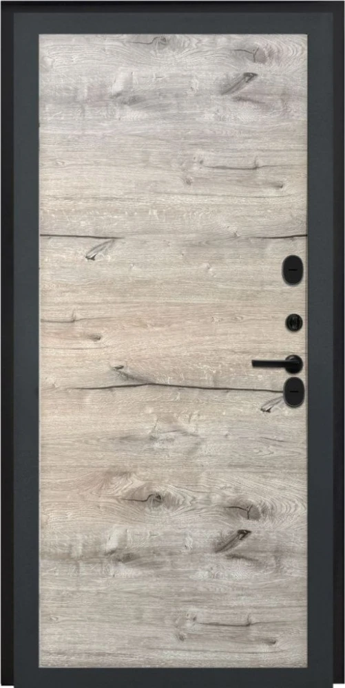 Входная дверь ДвериПРО Модель L-46 Без фрезеровки Дуб пацифик горизонт DPRO200461 внутренняя сторона